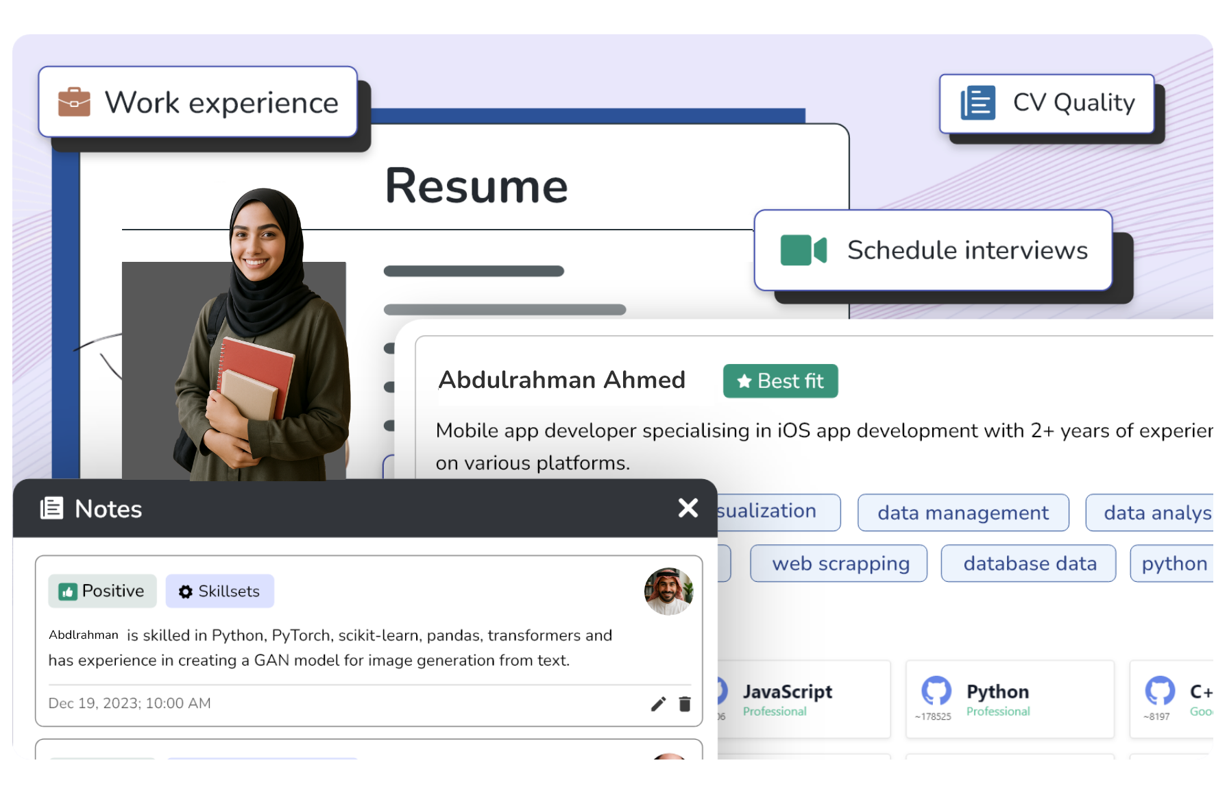 عزّز فحص المواهب بالذكاء الاصطناعي